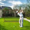 VEVOR Golf Practice Net, Indoor Hitting Net for Baseball, Hockey, Soccer, Heavy Duty Nylon DIY Ball Net, Sports Netting Barrier for Backyard Driving Training Swing(10x7Ft Golf Net)