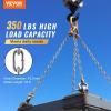 VEVOR Grade 30 Chain 1/4 Inch by 100Ft Length Grade 30 Proof Coil Chain Zinc Plated Grade 30 Chain for Towing Logging Agriculture and Guard Rails(1/8 Inch x 33 Ft)