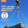 VEVOR Grade 30 Chain 1/4 Inch by 100Ft Length Grade 30 Proof Coil Chain Zinc Plated Grade 30 Chain for Towing Logging Agriculture and Guard Rails(3/16 Inch x 250 Ft)