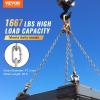 VEVOR Grade 30 Chain 1/4 Inch by 100Ft Length Grade 30 Proof Coil Chain Zinc Plated Grade 30 Chain for Towing Logging Agriculture and Guard Rails(5/16 Inch x 92 Ft)