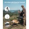 VEVOR Hitch Deer Hoist with Lifting System Platform, 300 lbs Load Capacity, Game Hoist Winch Lift with 2-inch Receiver, 360-Degree Swivel Shaft & Foldable, Hitch-Mounted Deer Hanger for Moving Game(300 lbs)