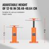 VEVOR House Floor Jack, 54″-150″ Height Range, 11200 lbs Max Load Capacity, Adjustable Support Beam Basement Jack Post Pole for Leveling, Lift Support Steel Telescoping Jack for Temporary Support(12″-16″-1PC)