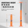 VEVOR House Floor Jack, 56″-100″ Height Range, 18000 lbs Max Load Capacity, Adjustable Support Beam Basement Jack Post Pole for Leveling, Lift Support Steel Telescoping Jack for Temporary Support(19″-36″)
