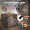 VEVOR Hunting Blind，See Through Ground Blinds with Carrying Bag, 360 Degree Portable Camouflage Tent，Durable Concealed Shelter with Silent Side Door and Window, for Turkey and Deer(4-5 Person（270°See Through) (H-69”）)