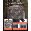 VEVOR Hunting Blind，See Through Ground Blinds with Carrying Bag, 360 Degree Portable Camouflage Tent，Durable Concealed Shelter with Silent Side Door and Window, for Turkey and Deer(2-3 Person（Thermal）)