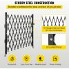 VEVOR Hx12’W Double 12’W Folding Security Gate, 6-1/2′ H x 12′ W, Black, 78 Sq Ft(51.57 x 75 in/4.3 x 6.2 ft)