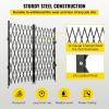 VEVOR Hx12’W Double 12’W Folding Security Gate, 6-1/2′ H x 12′ W, Black, 78 Sq Ft(63.39″ H x 122″ W)