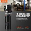 VEVOR Hydraulic Pump Double Acting 4 Way Hydraulic Power Unit Double Solenoid Hydraulic Power Pack 12V DC Hydraulic Power Pump with 4.5Liter Reservoir for Dump Trailer Car Lifting(10 Quart)