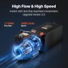 VEVOR Hydraulic Pump Double Acting 4 Way Hydraulic Power Unit Double Solenoid Hydraulic Power Pack 12V DC Hydraulic Power Pump with 4.5Liter Reservoir for Dump Trailer Car Lifting(15 Quart)