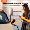 VEVOR J1772 to Tesla Charger Adapter, 80 Amp 240V AC, SAE J1772 EV Charging Adapter to Tesla Plug, with Storage Bag Anti-Drop Lock IP65 Compatible with Tesla Model 3, Y, S, X(Tesla to J1772 48A)