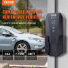 VEVOR Level 2 Portable EV Charger, 40A 240V, Electric Vehicle Charger with 25 ft Charging Cable NEMA 14-50P Plug, 40A/32A/24A/16A Adjustable Current Plug-in Home EV Charging Station for SAE J1772 EVs(32 Amp)