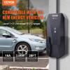 VEVOR Level 2 Portable EV Charger, 40A 240V, Electric Vehicle Charger with 25 ft Charging Cable NEMA 14-50P Plug, 40A/32A/24A/16A Adjustable Current Plug-in Home EV Charging Station for SAE J1772 EVs(16 Amp)