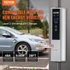 VEVOR Level 2 Portable EV Charger, 40A 240V, Electric Vehicle Charger with 25 ft Charging Cable NEMA 14-50P Plug, 40A/32A/24A/16A Adjustable Current Plug-in Home EV Charging Station for SAE J1772 EVs(40 Amp)