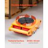 VEVOR Machine Skate, 6T Machinery Skate Dolly, 13228 lbs Machinery Moving Skate, Machinery Mover Skate with 360° Rotation Cap and PU Directional Rollers, Heavy Duty Industrial Moving Equipment, Yellow(6T)
