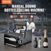 VEVOR Manual Round Labeling Machine, 15-20pcs/min, Applicator for Round Bottles, Adjustable for 0.78-4.72 inch Diameter (with Pressing Bar)(Round Labeling)