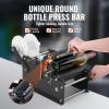 VEVOR Manual Round Labeling Machine, 15-20pcs/min, Applicator for Round Bottles, Adjustable for 0.78-4.72 inch Diameter (with Pressing Bar)(Round Labeling)