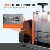 VEVOR Manual Wire Stripping Machine, 0.06”-1.5” Copper Stripper with Hand Crank or Drill Powered, Visible Stripping Depth Reference, Portable Aluminum Frame Wire Peeler for Scrap Copper Recycling(0.06”-0.98”)