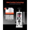 VEVOR Manual Wire Stripping Machine, 0.06”-1.5” Copper Stripper with Hand Crank or Drill Powered, Visible Stripping Depth Reference, Portable Aluminum Frame Wire Peeler for Scrap Copper Recycling(0.06”-1.5”)