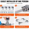 VEVOR Mini Fridge Stand, 16’’-25” Adjustable Dolly Washing Machine Stand Base with 4 Strong Feet, 4 Locking Swivel Wheels, Furniture Mover Mobile Base for Washing Machine, Washer and Dryer(16-25inch)