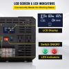 VEVOR Modified Sine Wave Inverter, 1500W, DC 12V to AC 120V Power Inverter with 2 AC Outlets 2 USB Port 1 Type-C Port 6 Spare Fuses, for Small Home Devices Like Smartphone Laptop, CE FCC Certified(5000W)