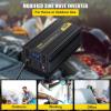 VEVOR Modified Sine Wave Inverter, 1500W, DC 12V to AC 120V Power Inverter with 2 AC Outlets 2 USB Port 1 Type-C Port 6 Spare Fuses, for Small Home Devices Like Smartphone Laptop, CE FCC Certified(2000W)