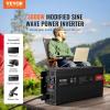 VEVOR Modified Sine Wave Inverter, 1500W, DC 12V to AC 120V Power Inverter with 2 AC Outlets 2 USB Port 1 Type-C Port 6 Spare Fuses, for Small Home Devices Like Smartphone Laptop, CE FCC Certified(3000 Watt)