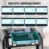 VEVOR Money Counter Machine, Bill Counter with UV/MG/IR/DD/DBL/HLF/CHN Counterfeit Detection, Counting/Value Count/Add/Batch Modes, USD/EUR Money Counting Machine with LCD Display for Small Business(Business Grade)