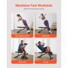 VEVOR Multi-Functional Weight Bench for Full Body Workout, Roman Chair Hyperextension Bench, 330 lbs Adjustable & Foldable Equipment for Back Arm Core Ab Workout, Sit Up Exercise Machine for Home Gym