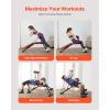 VEVOR Multi-Functional Weight Bench for Full Body Workout, Roman Chair Hyperextension Bench, Adjustable & Foldable Equipment for Back Arm Core Ab Workout, Sit Up Exercise Machine for Home Gym(Pull rope 770LB)