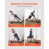VEVOR Multi-Functional Weight Bench for Full Body Workout, Roman Chair Hyperextension Bench, Adjustable & Foldable Equipment for Back Arm Core Ab Workout, Sit Up Exercise Machine for Home Gym(Black+Red Hyperextension Bench 350LB)