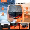 VEVOR New Portable Diesel Tank, 58 Gallon Capacity & 10 GPM Flow Rate, Diesel Fuel Tank with 12V Electric Transfer Pump and 13.1ft Rubber Hose, PE Diesel Transfer Tank for Easy Fuel Transportation(Orange)