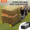 VEVOR Pallet Forks, 2000 Lbs Clamp on Pallet Forks 43″ Total Length, Tractor Bucket Forks with Adjustable Stabilizer Bar, Heavy Duty Pallet Forks for Tractor Attachments, Skid Steer, Loader Bucket