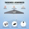 VEVOR Patio Gazebo for 6-8 Person, 10 x 10 FT Backyard Gazebo, with Mosquito Netting, Metal Frame, and PU Coated 180G Polyester, Outdoor Canopy Shelter for Patio, Backyard, Lawn, Garden, Deck(Gray)