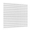 VEVOR Pegboard Combination Kit, 11″ x 11″ Plastic Pegboard, 4 Panels, Peg Board Wall Organizer Kit with Accessories, for Garage Tool Storage Kitchen Living Room Craft Room Office Bathroom Home, White