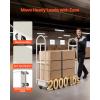 VEVOR Platform Truck, 2000 lbs Capacity Steel Flatbed Cart, 47″ Length x 24″ Width x 32″ Height Flat Dolly, Hand Trucks with 5″ Nylon Casters, Heavy-Duty Utility Push Carts for Luggage Moving(2000 LBS – U-Boat)