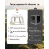 VEVOR Pop up Bubble Tent, 15 x 13.8 ft Waterproof & UV-Resistant, Clear Camping Tent Shelter, Outdoor Garden Dome Igloo Tents with Windows, 540° Panoramic View, for 12-15 Persons Patio Backyard(Transparent 12ft Bubble Tent for 8-10 Person)