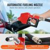 VEVOR Portable Diesel Tank, 116 Gallon Capacity & 10 GPM Flow Rate, Diesel Fuel with 12V Electric Transfer Pump and 13.1ft Rubber Hose, PE Transfer Tank for Easy Fuel Transportation, Gray(Red2)