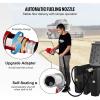 VEVOR Portable Diesel Tank, 116 Gallon Capacity & 10 GPM Flow Rate, Diesel Fuel with 12V Electric Transfer Pump and 13.1ft Rubber Hose, PE Transfer Tank for Easy Fuel Transportation, Gray(Black)