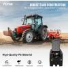 VEVOR Portable Diesel Tank, 116 Gallon Capacity & 10 GPM Flow Rate, Diesel Fuel with 12V Electric Transfer Pump and 13.1ft Rubber Hose, PE Transfer Tank for Easy Fuel Transportation, Gray(Black)