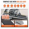 VEVOR Portable Wheelchair Ramp 6FT, Non-Slip Aluminum Folding Handicap Ramp, Door Threshold Ramps for Wheelchair for Home,Wheel Chair Ramp Steps, Cars, Scooter, Cart, Curbs, Stairs(4FT (For height 4-12”))
