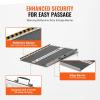 VEVOR Portable Wheelchair Ramp 6FT, Non-Slip Aluminum Folding Handicap Ramp, Door Threshold Ramps for Wheelchair for Home,Wheel Chair Ramp Steps, Cars, Scooter, Cart, Curbs, Stairs(3FT (For height 3-9”))