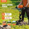 VEVOR Post Hole Digger, 43cc 1250W Auger Post Hole Digger, Gas Powered Earth Digger with 8″ Earth Auger Drill Bit, 30 inch Long Alloy Steel Auger, for Farmland, Garden and Plant, EPA Certification(63CC+8″)