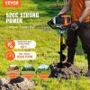 VEVOR Post Hole Digger, 43cc 1250W Auger Post Hole Digger, Gas Powered Earth Digger with 8″ Earth Auger Drill Bit, 30 inch Long Alloy Steel Auger, for Farmland, Garden and Plant, EPA Certification(52CC+8″)