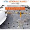 VEVOR Ratchet Chain Binder, 5/16″-3/8″ Heavy Duty Load Binders, with G80 Hooks 7,100 lbs Secure Load Limit, Labor-saving Anti-skid Handle, Tie Down Hauling Chain Binders for Flatbed Truck Trailer, 4 P