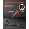 VEVOR Roman Chair Hyperextension Bench, 300 lbs Adjustable Extension Machine, Multi-Function Exercise Equipment for Glute, Hamstring, Lower Back, and Ab Workout, Fitness Weight Bench for Home Gym