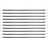VEVOR Rubber Bungee Cords, 50 Pack 21″ Long, Weatherproof Natural Rubber Tie Down Straps with Crimped S Hooks, Heavy Duty Outdoor Tarp Straps for Securing Flatbed Trailers, Canvases, Cargo, and More(36inch 10pcs)
