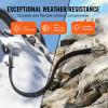 VEVOR Rubber Bungee Cords, 50 Pack 21″ Long, Weatherproof Natural Rubber Tie Down Straps with Crimped S Hooks, Heavy Duty Outdoor Tarp Straps for Securing Flatbed Trailers, Canvases, Cargo, and More(31inch 50pcs)