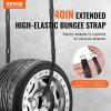 VEVOR Rubber Bungee Cords, 50 Pack 21″ Long, Weatherproof Natural Rubber Tie Down Straps with Crimped S Hooks, Heavy Duty Outdoor Tarp Straps for Securing Flatbed Trailers, Canvases, Cargo, and More(40inch 4pcs Adjustable)