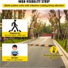 VEVOR Rubber Speed Bump, 1 Pack 2 Channel Speed Bump Hump, 72″ Long Modular Speed Bump Rated 22000 LBS Loading, 72.8 x 12.2 x 2.2 Garage Speed Bump for Asphalt Concrete Gravel Driveway with 2 End Cap(1 Pack + Cap)