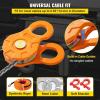 VEVOR Snatch Block Pulley (33,000LBS WLL), Pulley System for Synthetic Rope Or Steel Cable, Change The Direction, Create Mechanical Advantage, Ideal for Truck, Tractor, ATV & UTV, 1 Pack, Orange(yellow)